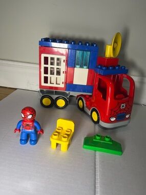 Or 4/$85-Retired LEGO Duplo Spiderman Spider truck adventure